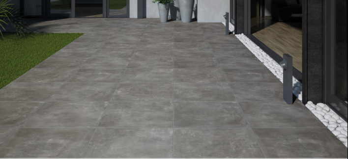 Assen Graphite 20mm Thick Tile 60cm x 60cm Floor Tile