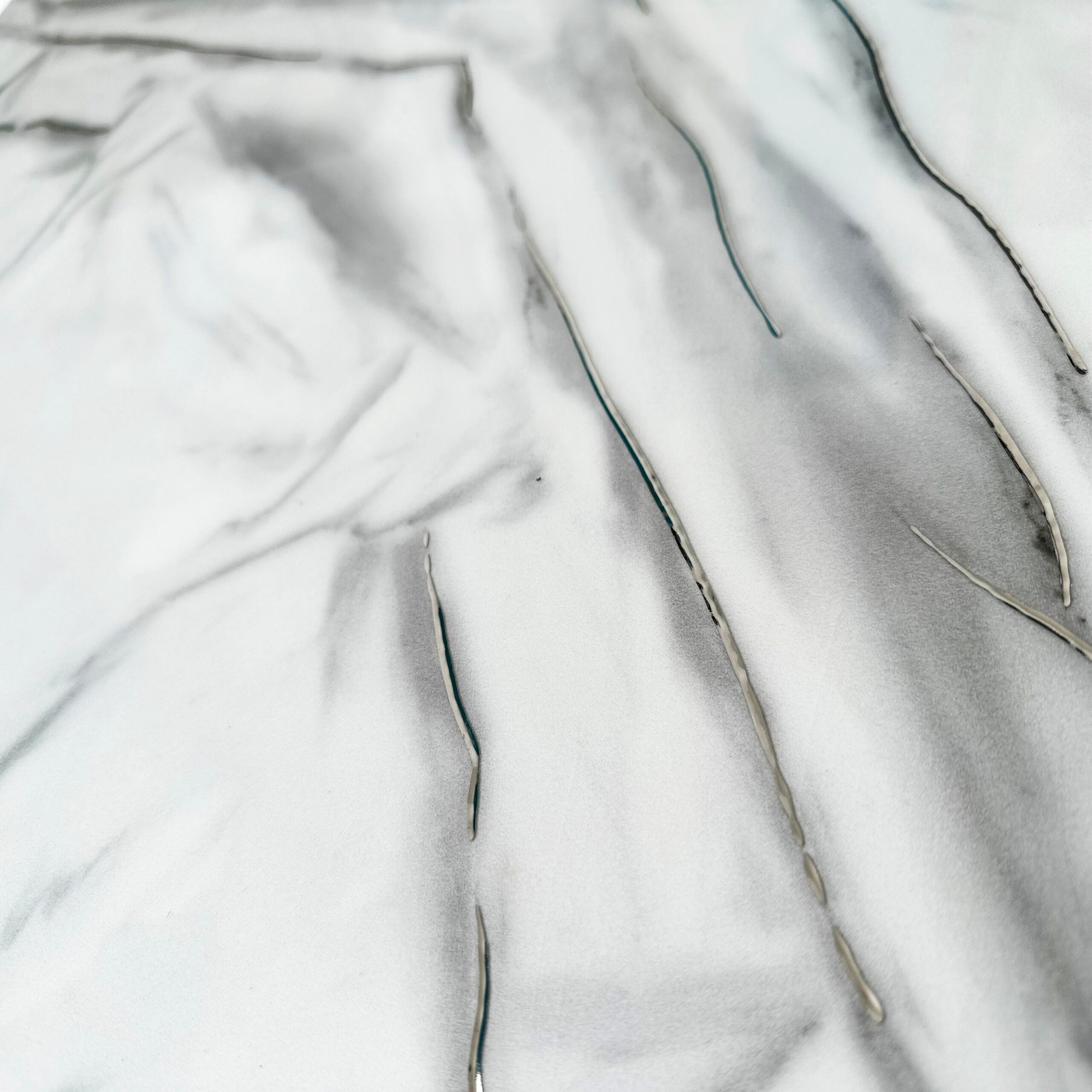 Elite White Decor 60cm x 60cm Wall & Floor Tile