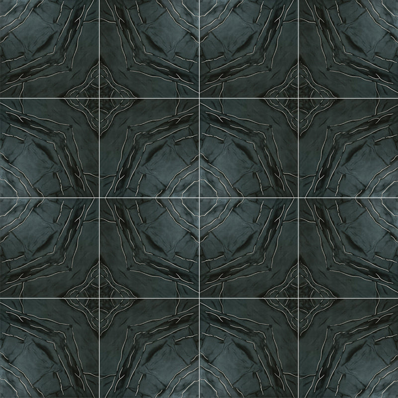 Elite Anthracite Decor 60cm x 60cm Wall & Floor Tile