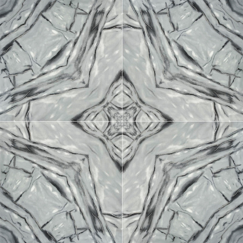 Elite Grey Decor 60cm x 60cm Wall & Floor Tile