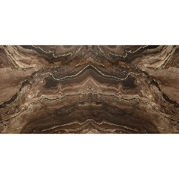 Prestige Crystal Brown/Gold 30cmx60cm Wall & Floor Tile