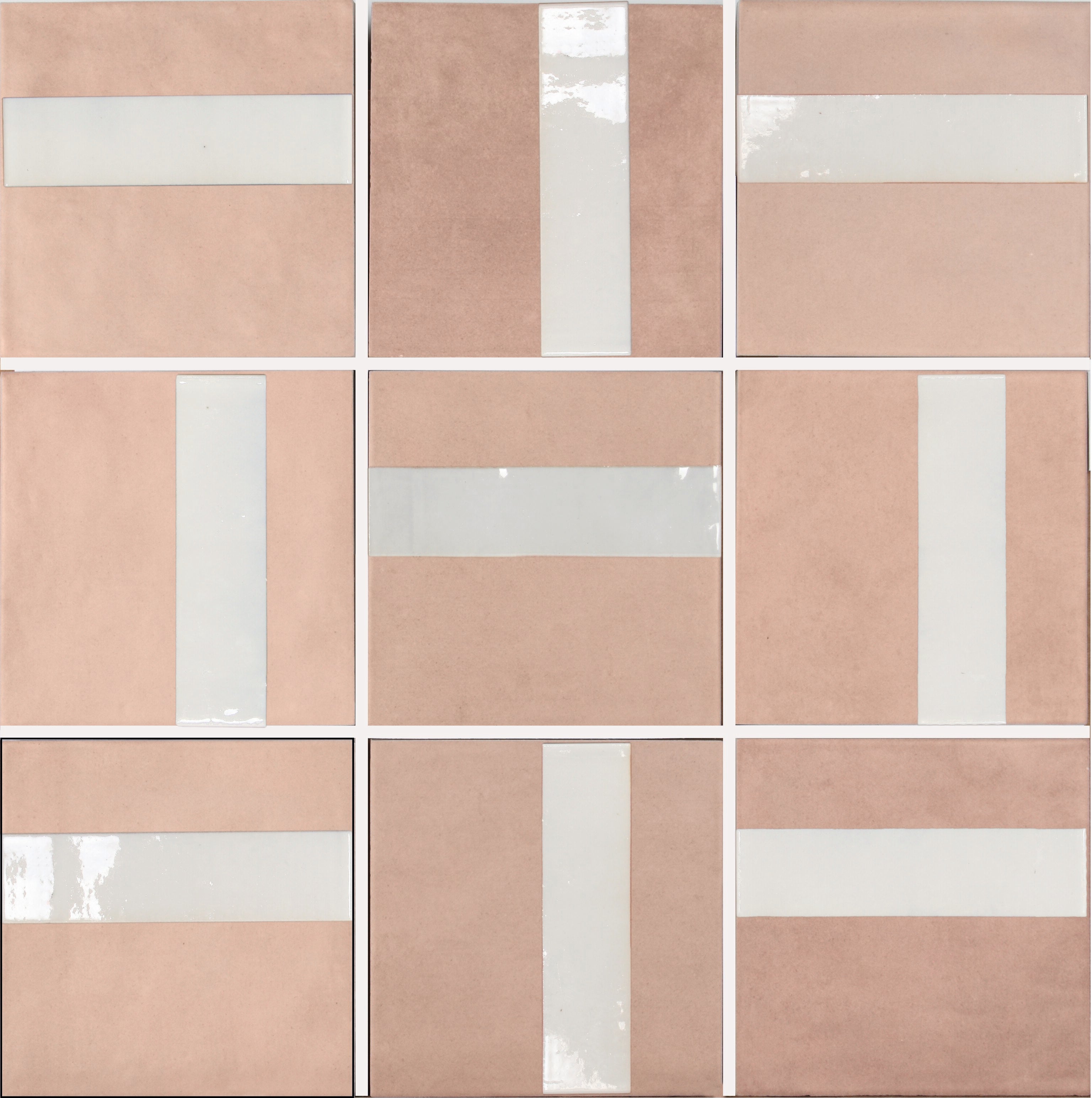 CONTEMPORARY NELLY, 15X15, Rose Quarz