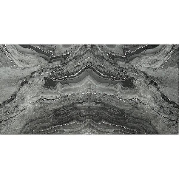 Prestige Crystal Dark Grey/Silver 30cmx60cm Wall & Floor Tile