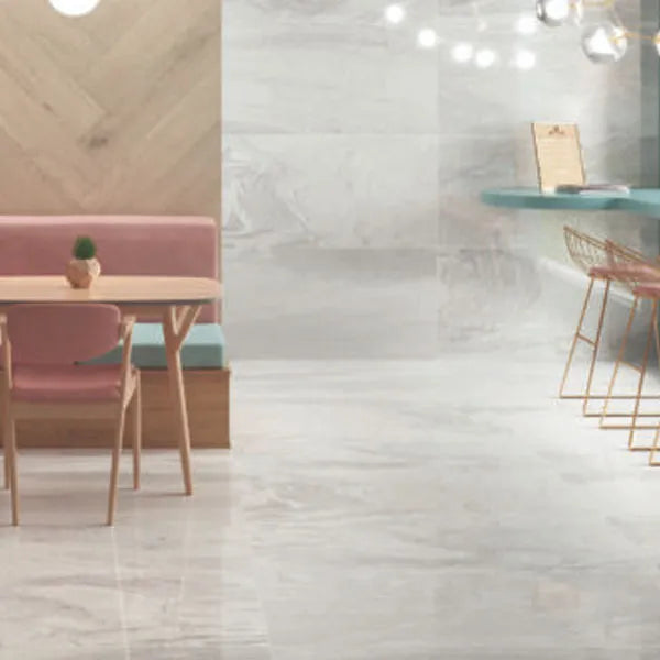 Domino Soft White Sugar Glaze Rectified 30cm x 60cm Wall & Floor Tile