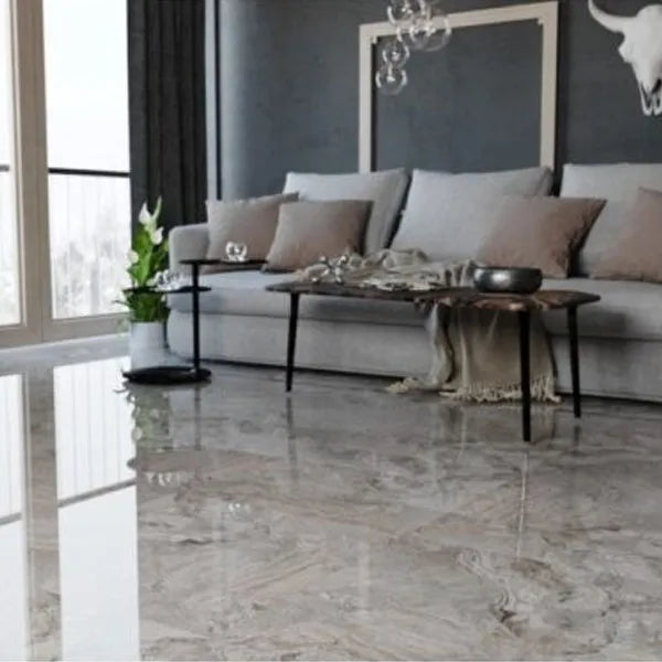 English Grey 60cm x 60cm Wall & Floor Tile