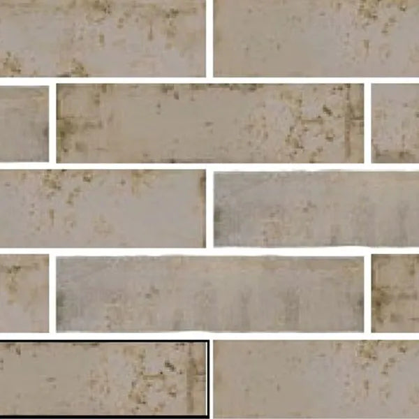 Grunge Grey Brick 7.5cm x 30cm Wall Tile