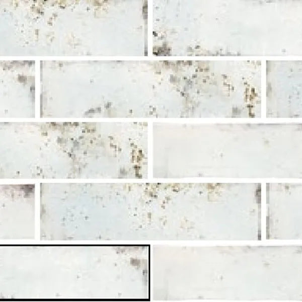Grunge Iron Brick 7.5cm x 30cm Wall Tile