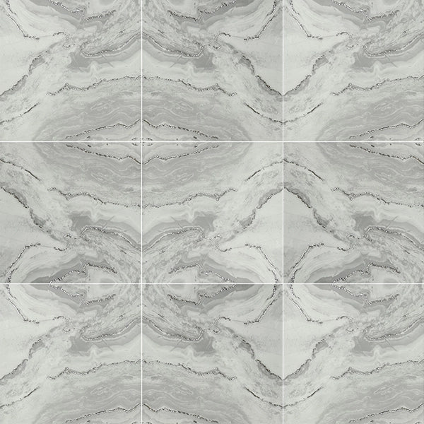 Prestige Crystal Light Grey/Silver 30cmx60cm Wall & Floor Tile
