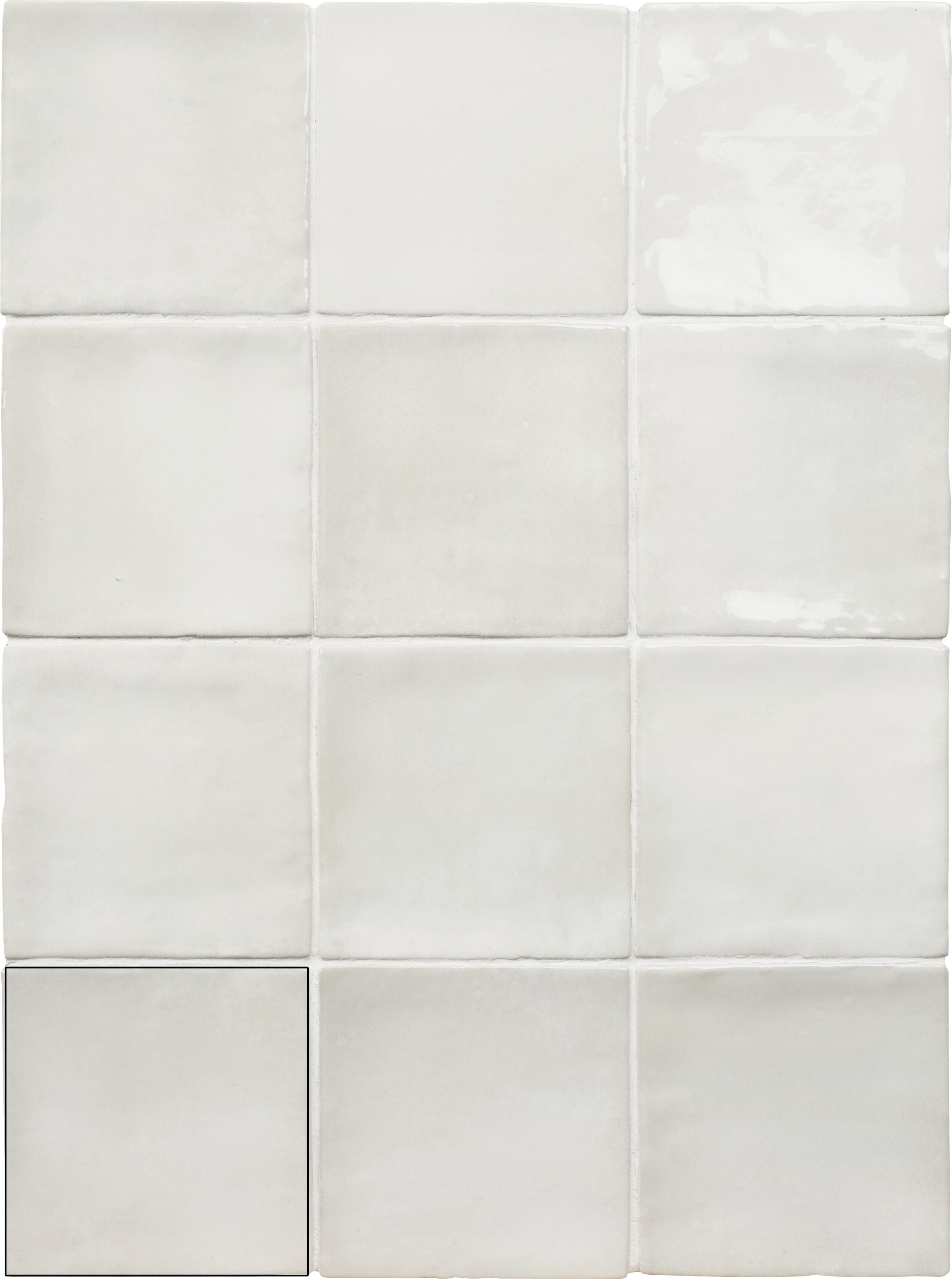 SEVILLE, 10x10, Green, Honey, Snow, Turquoise