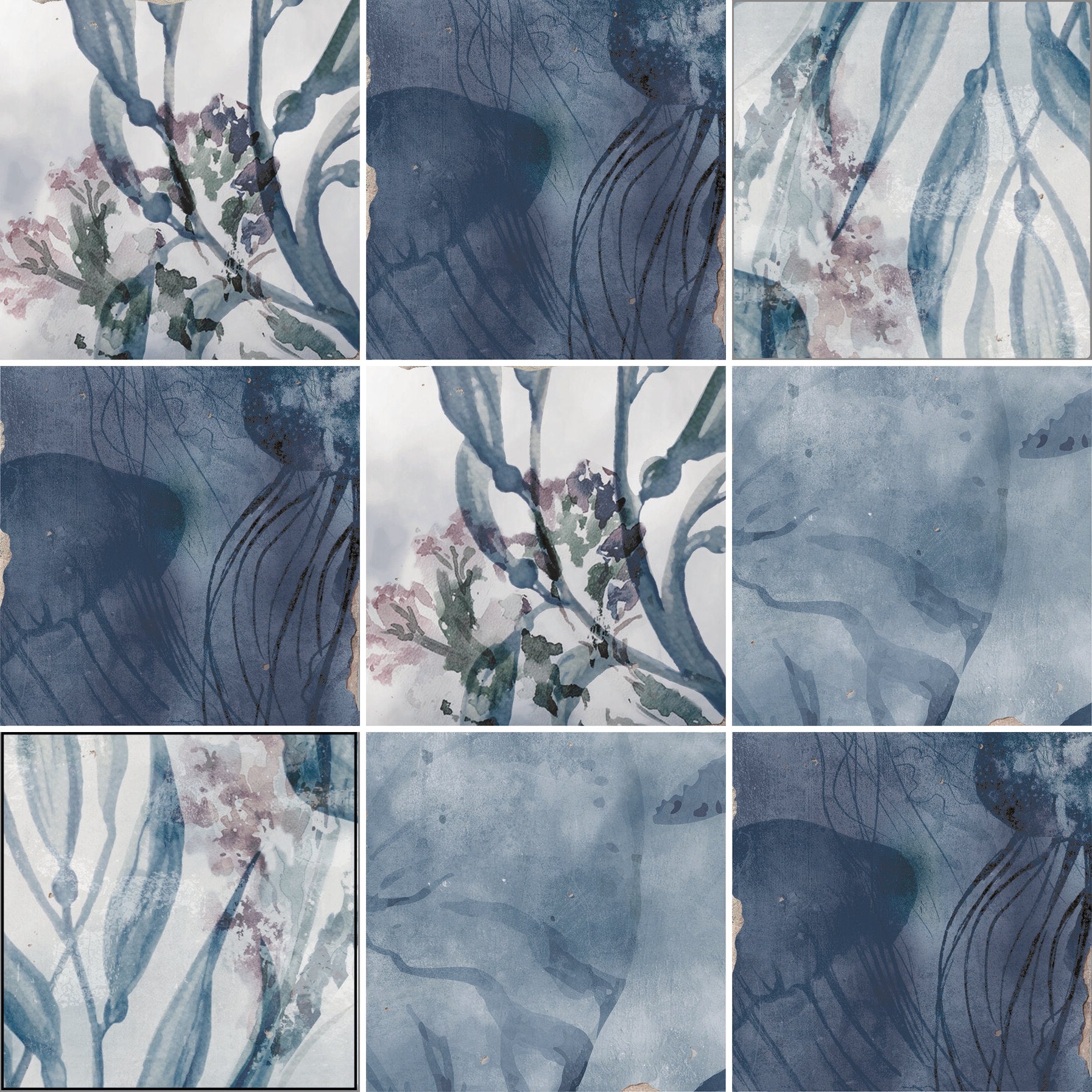 SOUK KASBAH MIX, 13x13, Blue Combo, Grey Combo, Ocre Combo, Turquoise Combo