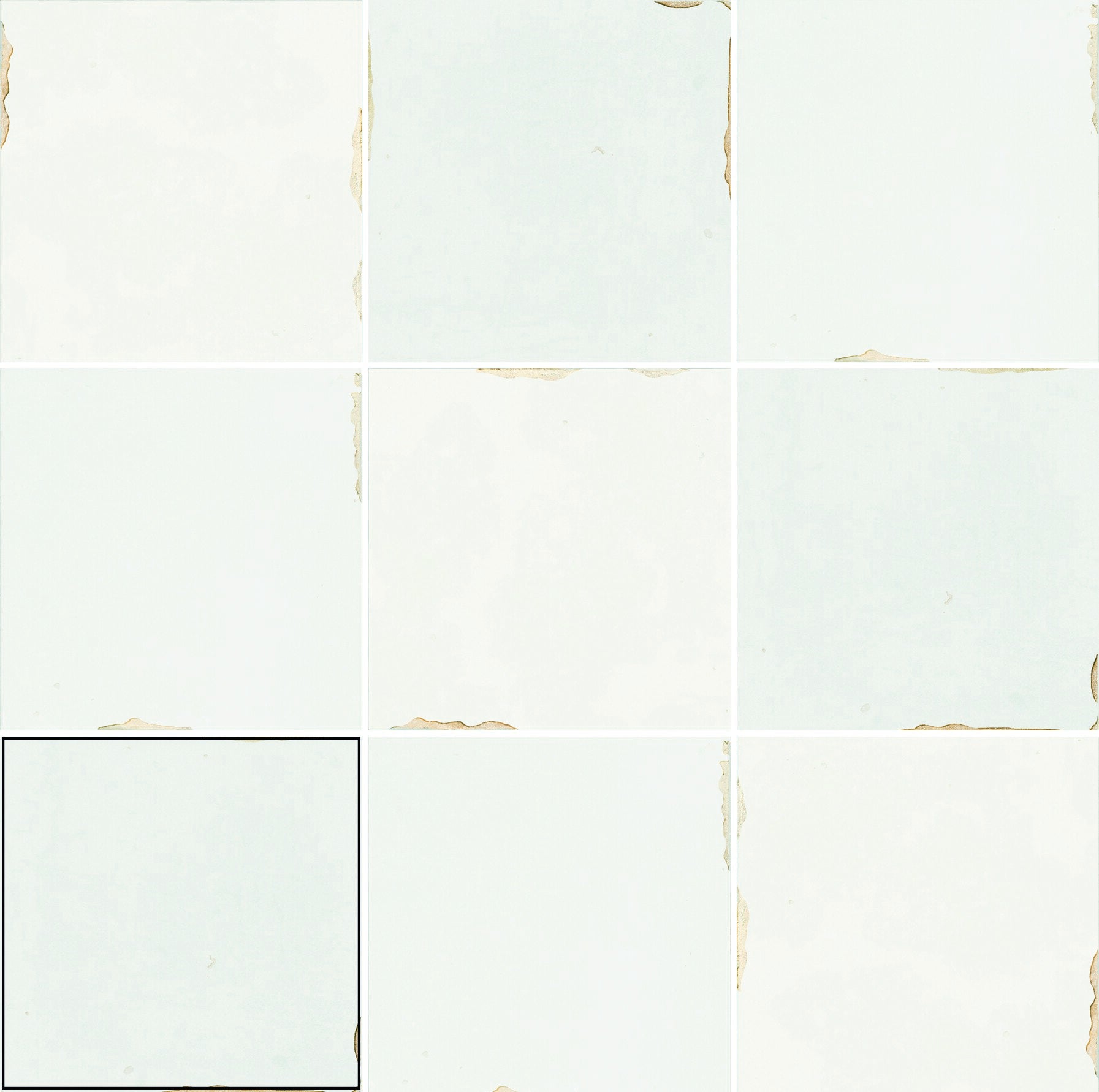 SOUK, 13x13, Acqua, Bone, Blue, Black, Grey, Pearl, Ocre, Turquoise