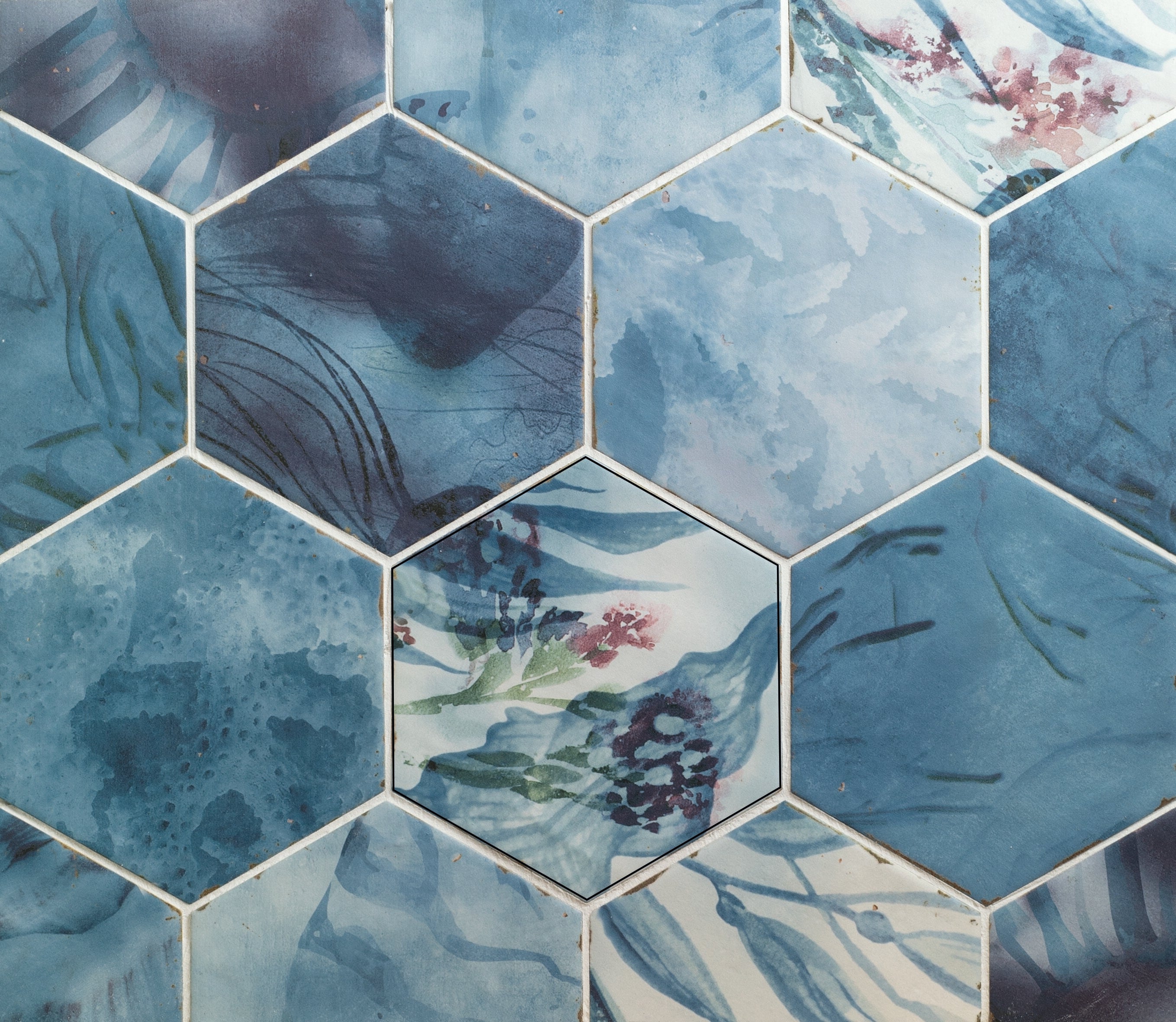 SOUK TOUAREG MIX, 13,5x16, Blue Combo, Grey Combo, Turquoise Combo