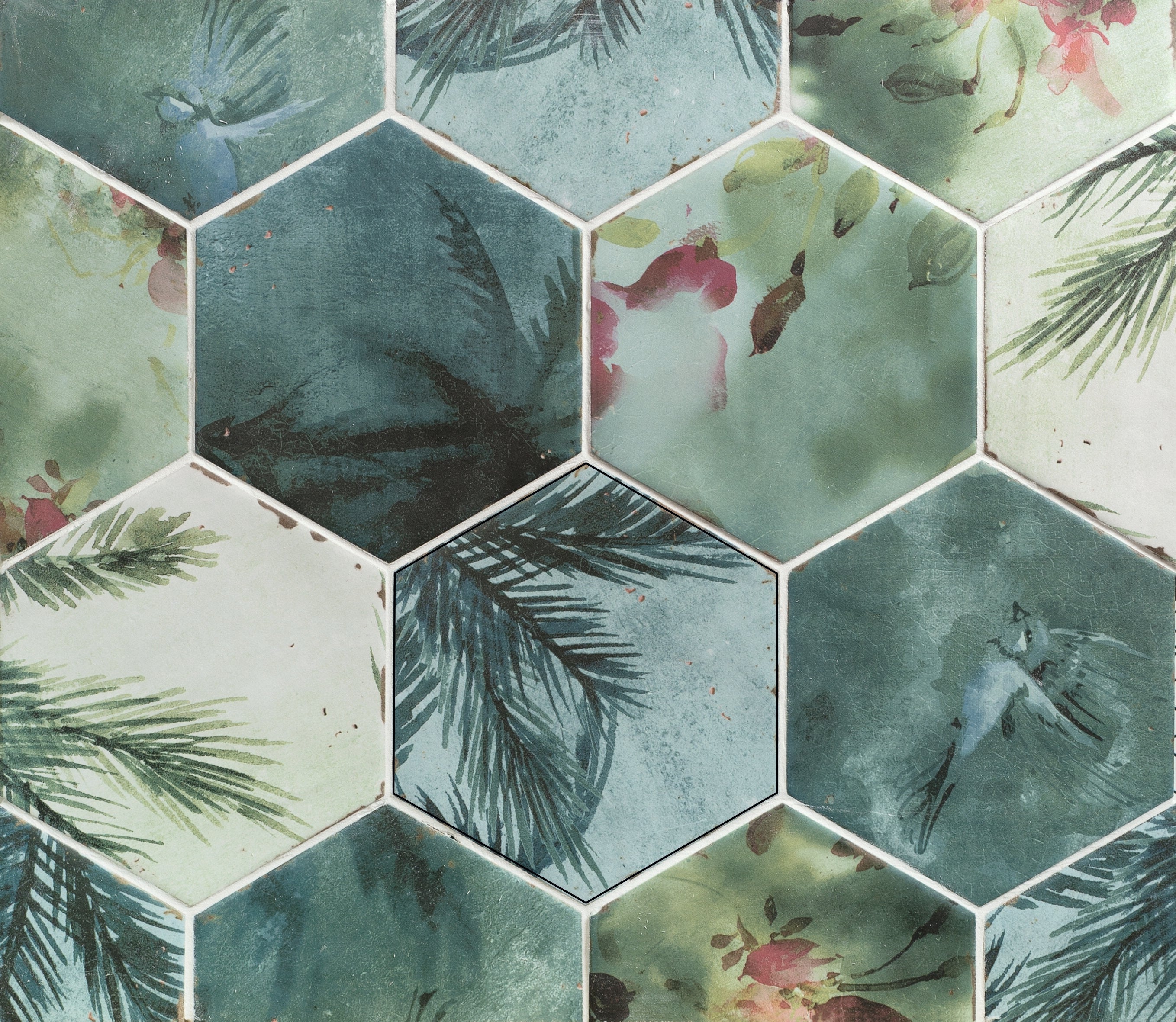 SOUK TOUAREG MIX, 13,5x16, Blue Combo, Grey Combo, Turquoise Combo