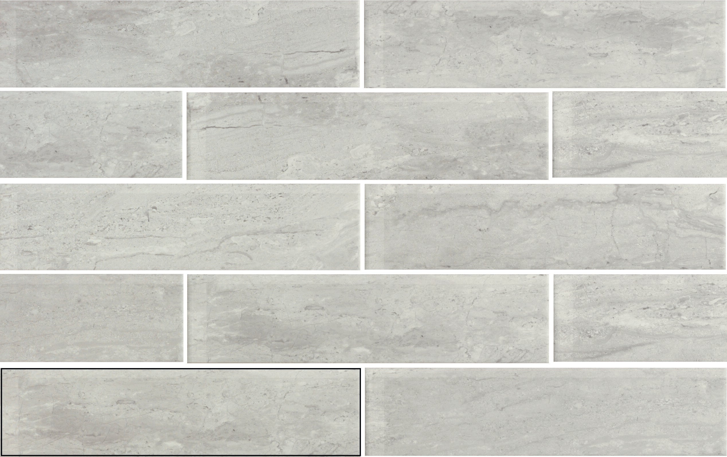 VERONA, 7,5x30, Grey, White