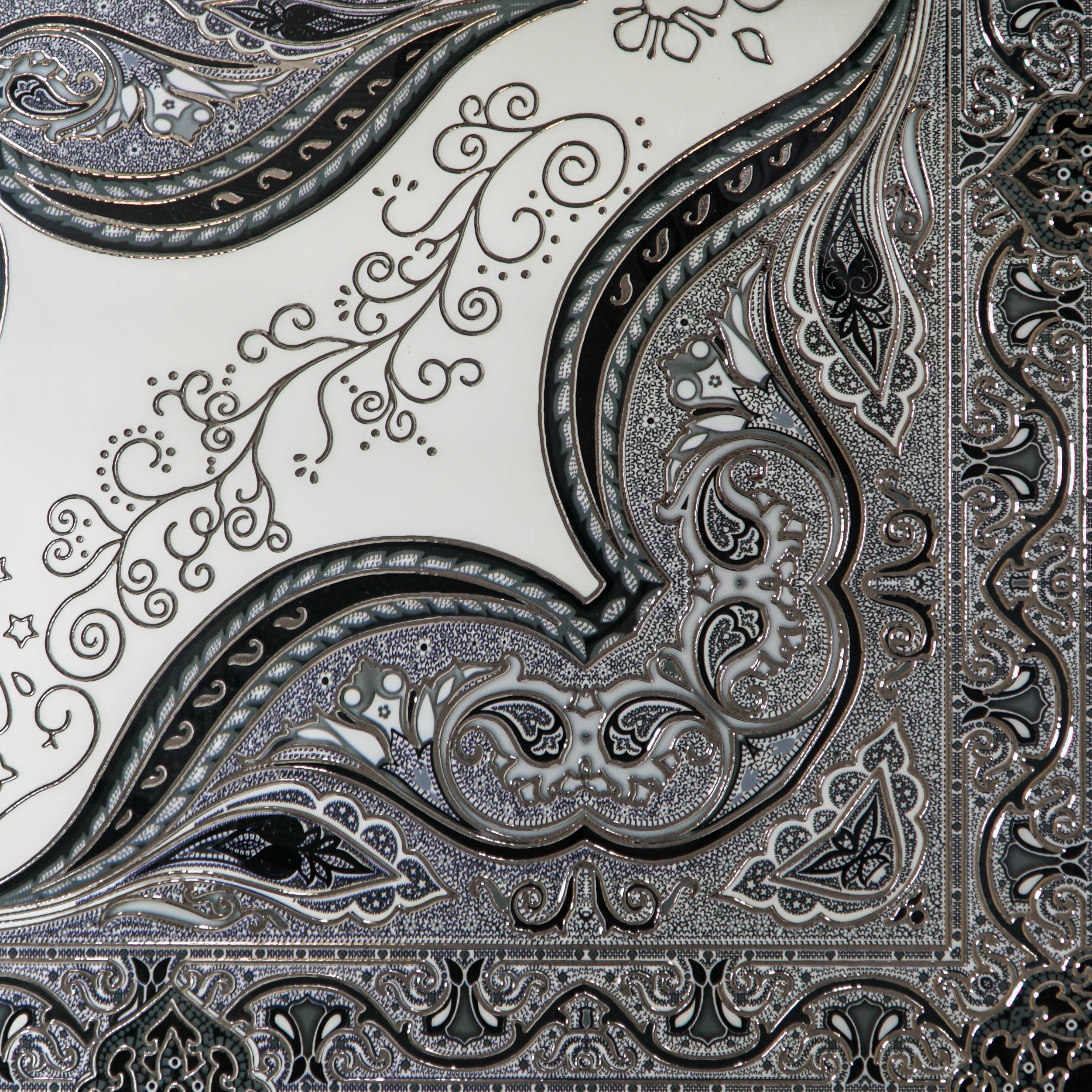 Persian Carpet Decor 120cm x 120cm Wall & Floor Tile (4 Tile Set)