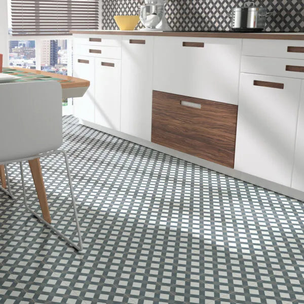 Arabella Matt 15cm x 15cm Wall & Floor Tile