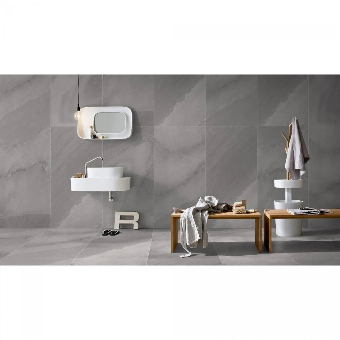 Dazzle Grey Lappato Finish 60cm X 120cm Wall & Floor Tile