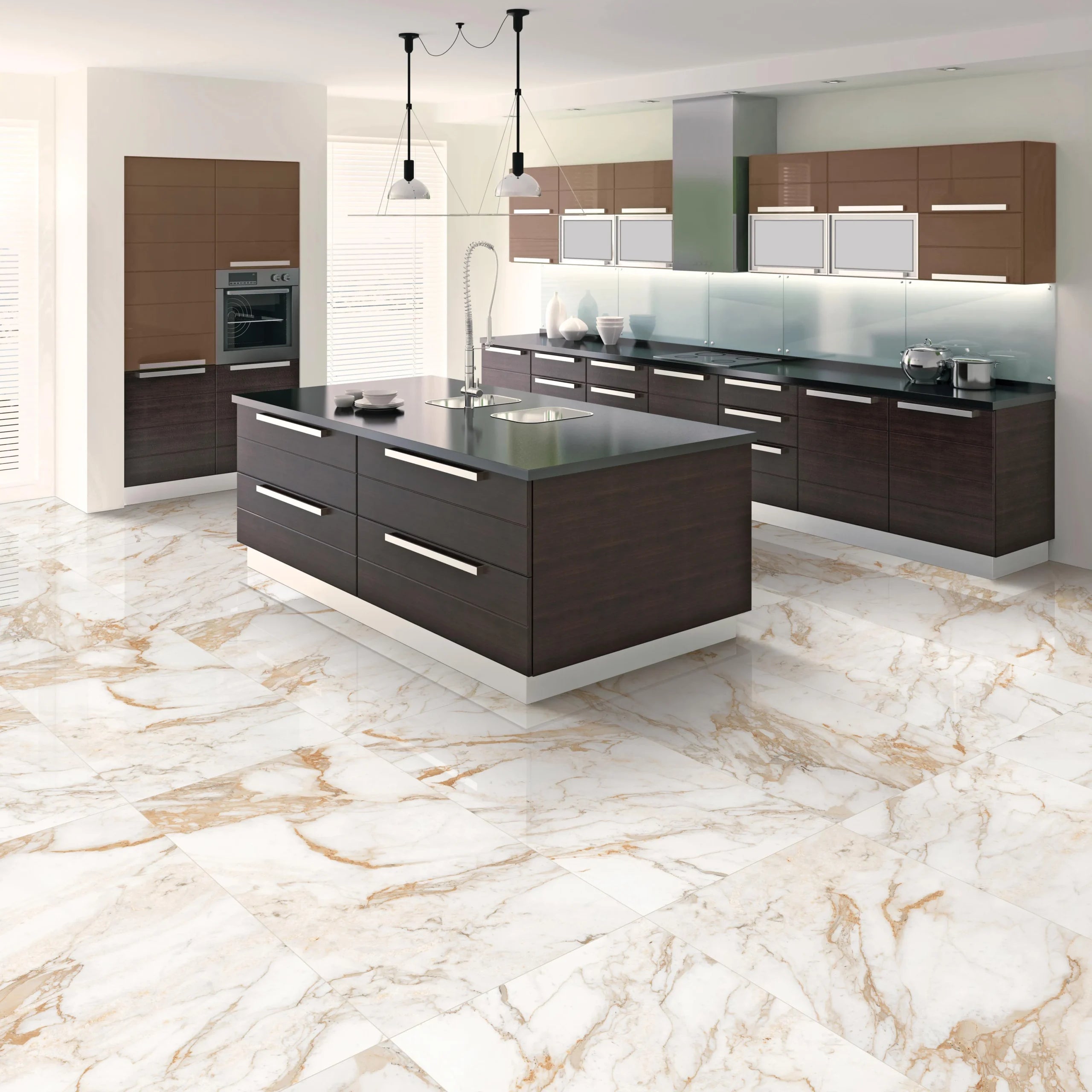 Iconic Gold Polished 60cm X 120cm Wall & Floor Tile
