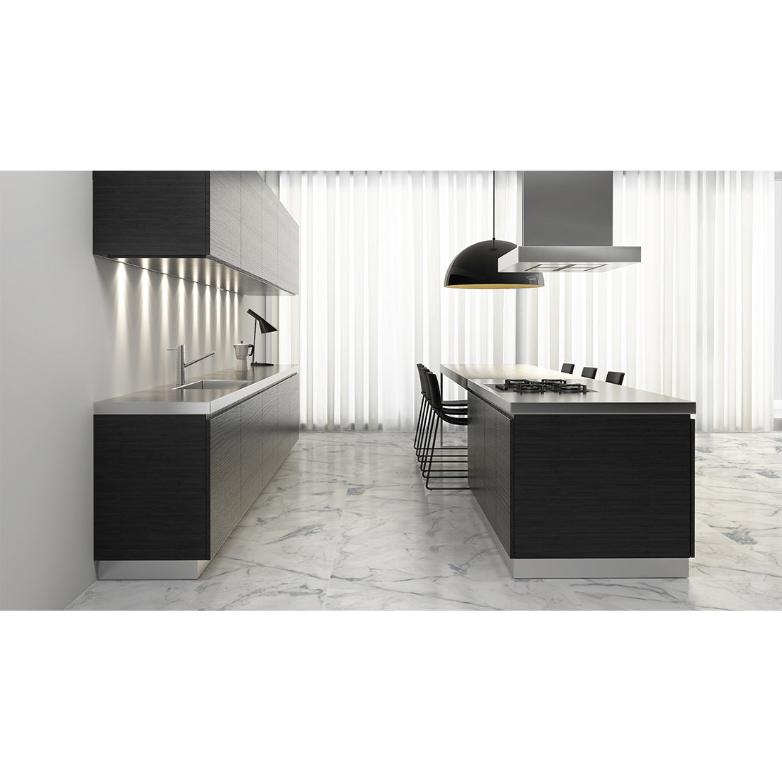 Nov Blue Matt 60cm X 120cm Wall & Floor Tile