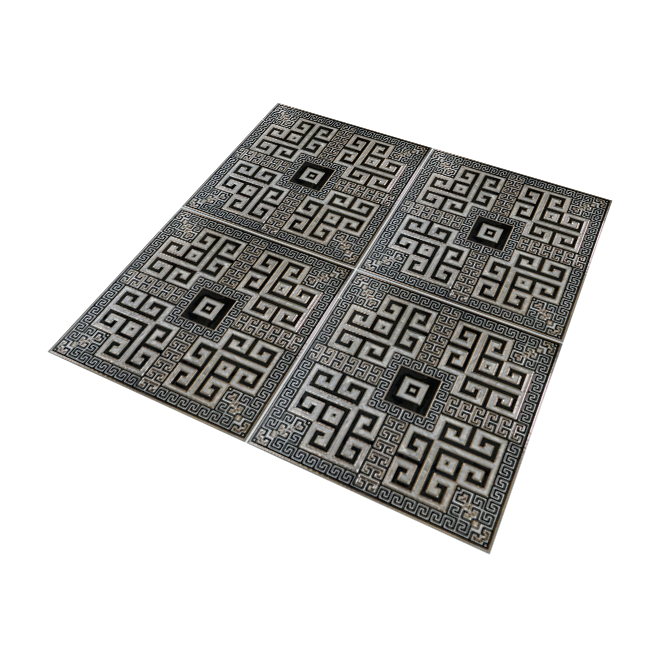 Greek Maze Decor 60cm x 60cm Wall & Floor Tile