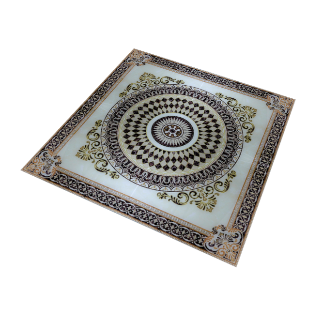 Superstar Gold Decor 120cm x 120cm Wall & Floor Tile (4 Tile Set)