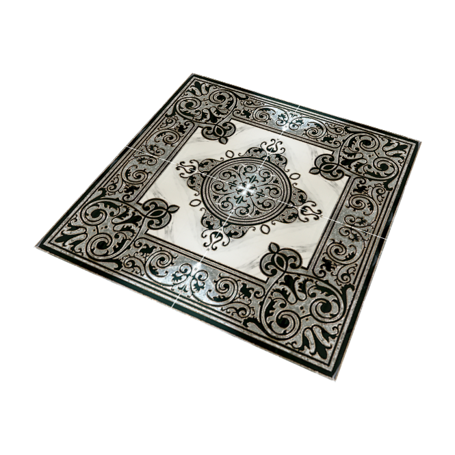 Medallion Decor 120cm x 120cm Wall & Floor Tile (4 Tile Set)