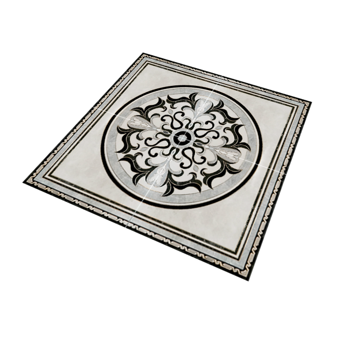 Bloom Decor 120cm x 120cm Wall & Floor Tile (4 Tile Set)